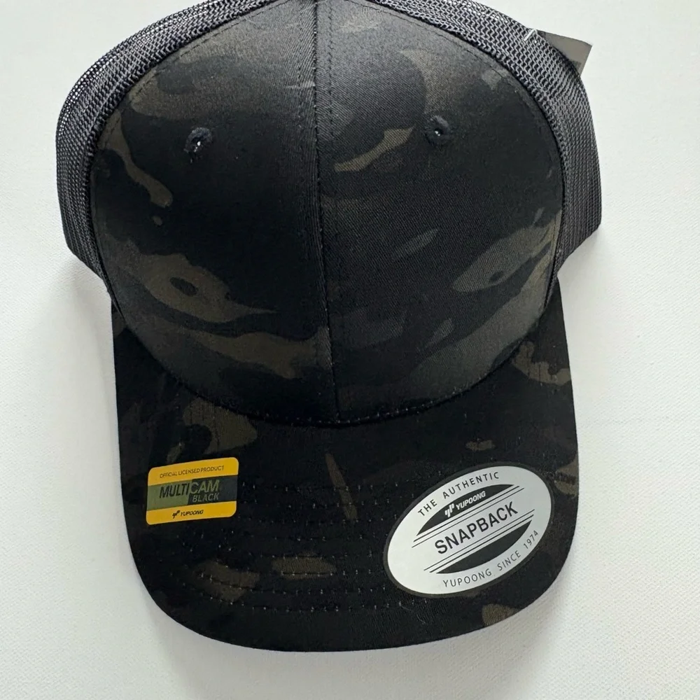 NWT Multicam Black Yupoong Camo Adjustable Snapback